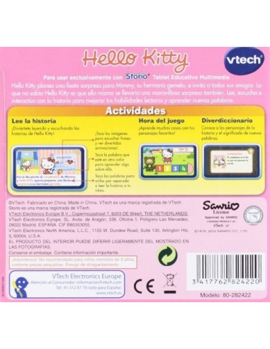 JUEGO HELLO KITTY STORIO2 Y STORIO1