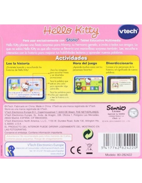JUEGO HELLO KITTY STORIO2 Y STORIO1
