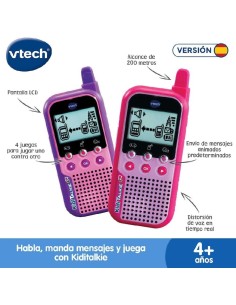 KIDI TALKIE 6 EN 1 ROSA - WALKIE TALKIE