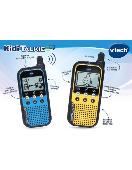 KIDI TALKIE 6 EN 1 - WALKIE