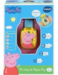 RELOJ PEPPA PIG AMARILLO Y AZUL