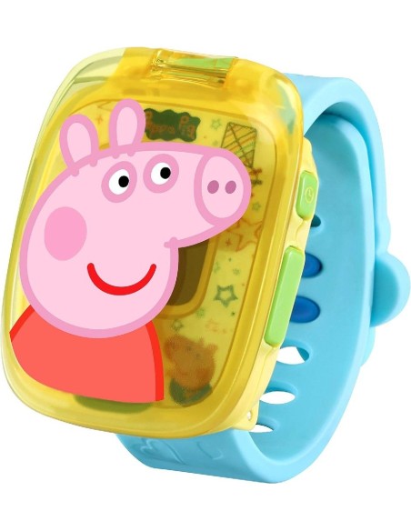 RELOJ PEPPA PIG AMARILLO Y AZUL