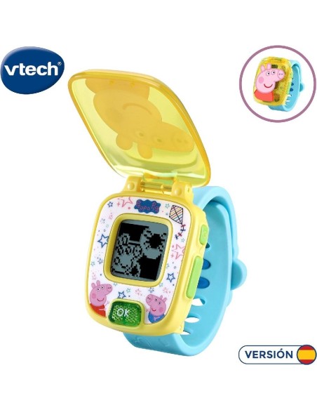 RELOJ PEPPA PIG AMARILLO Y AZUL