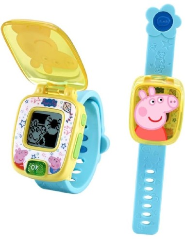 RELOJ PEPPA PIG AMARILLO Y AZUL