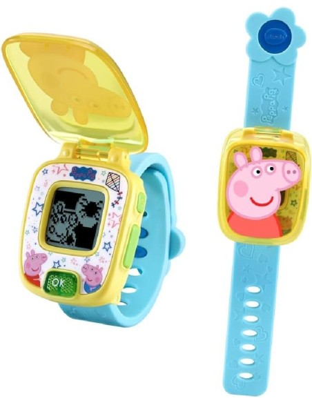 RELOJ PEPPA PIG AMARILLO Y AZUL