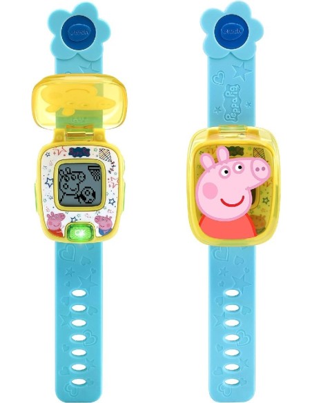RELOJ PEPPA PIG AMARILLO Y AZUL