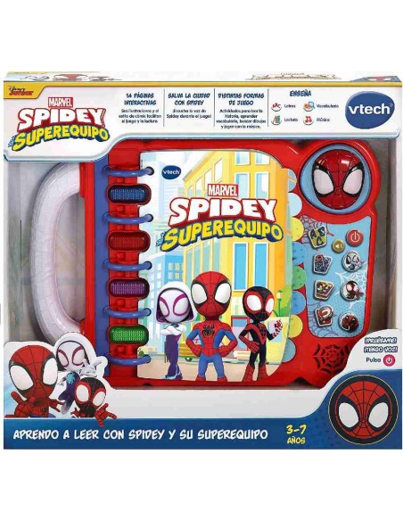 APRENDO A LEER CON SPIDEY Y SU SUPEREQUI