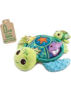 ECO TORTUGA Y SU BEBE PELUCHE TEXTURAS Y 2