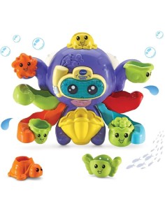 Pulpo bebé Juega en el baño 2