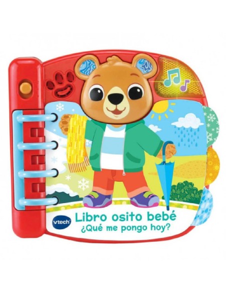 VTECH BABY LIBRO OSITO BEBÉ ¿QUÉ ME PONG