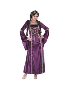 DISFRAZ PRINCESA MEDIEVAL MORADO L