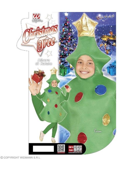 DISFRAZ ARBOL NAVIDAD 3-4 / 4-5 AÑOS (TA