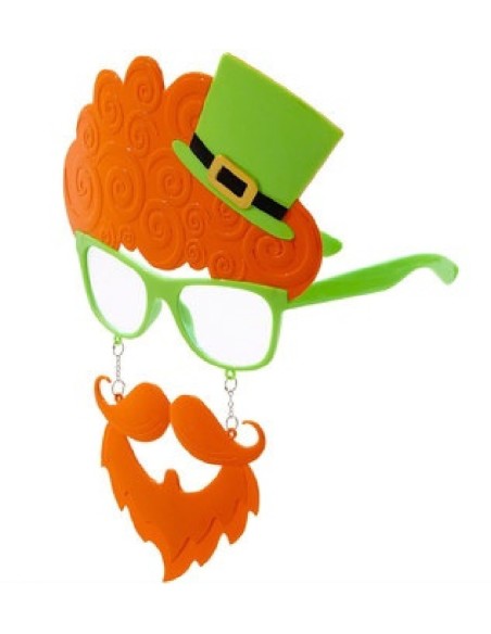 GAFAS FIESTA DE SAN PATRICIO CON BIGOTES
