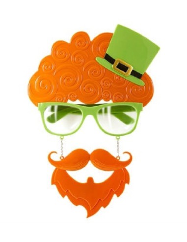 GAFAS FIESTA DE SAN PATRICIO CON BIGOTES