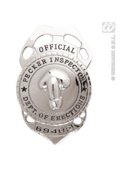 PLACA POLICIA INSPECTOR PENE