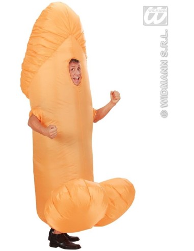 DISFRAZ WILLY PENE GIGANTE HINCHABLE