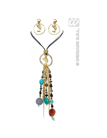 SET COLLAR + PENDIENTE CLEOPATRA