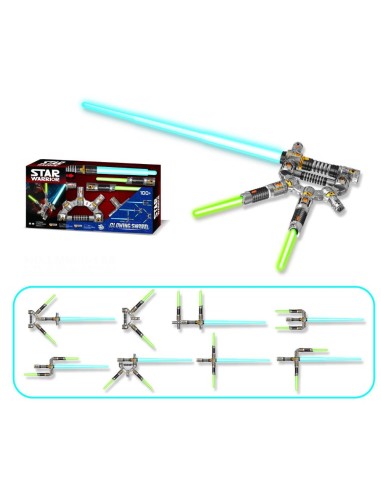 ESPADA LASER GALACTICA TRIPLE STAR WARRI