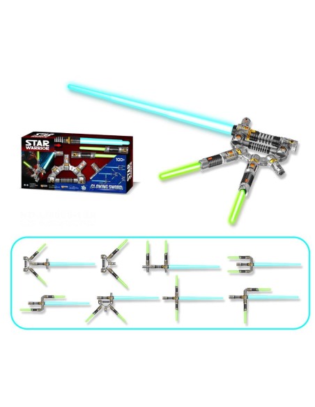ESPADA LASER GALACTICA TRIPLE STAR WARRI