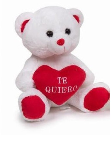 OSO CORAZON TE QUIERO 30CM