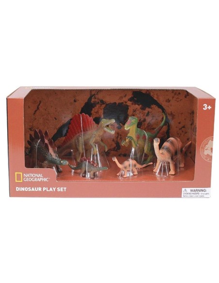 SET 6 FIGURAS DE DINOSAURIOS NATIONAL GE