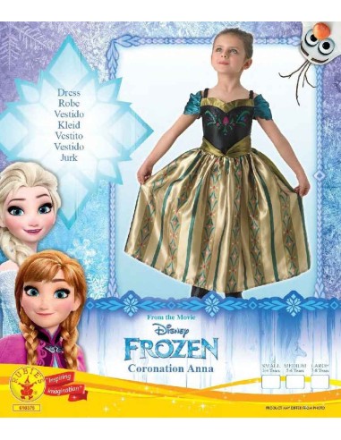 DISFRAZ ANNA FROZEN CORONACIÓN 7-8 AÑOS