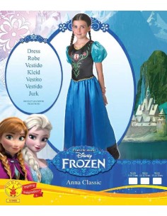 DISFRAZ ANNA FROZEN  CLASSIC 11-12 AÑOS 2