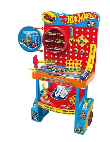 HOT WHEELS GARAJE Y BANCO DE TRABAJO
