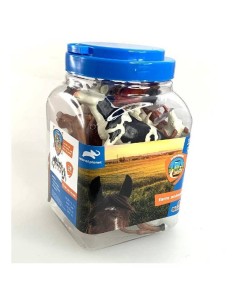 SET DE 30 PIEZAS ANIMALES DE GRANJA