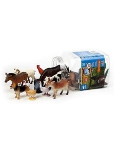 SET DE 30 PIEZAS ANIMALES DE GRANJA 2