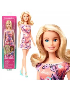 BARBIE RUBIA VESTIDO DE FLORES ROSA - MA