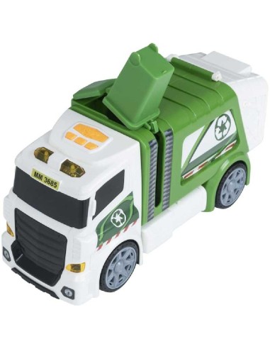 CAMION DE BASURA CON LUZ Y SONIDOS TEAMS