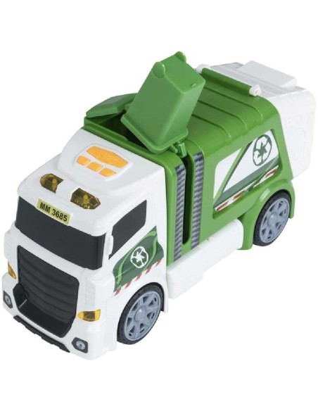 CAMION DE BASURA CON LUZ Y SONIDOS TEAMS