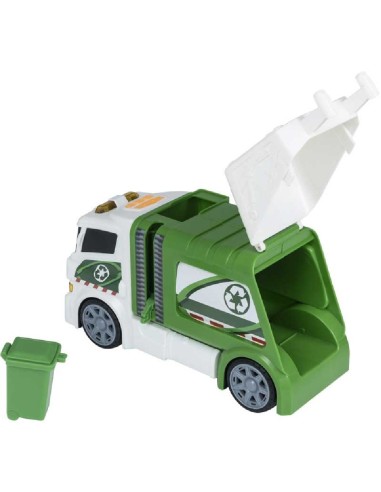 CAMION DE BASURA CON LUZ Y SONIDOS TEAMS
