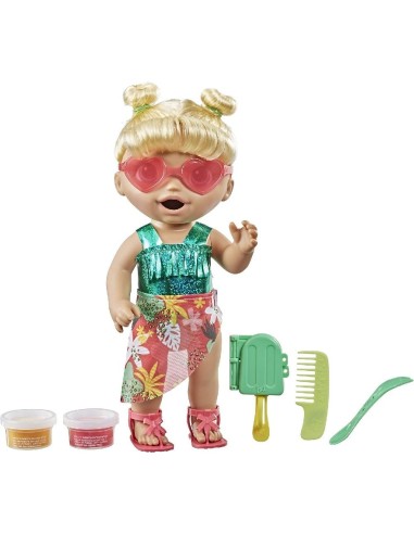 BABY ALIVE MUNECA BAJO EL SOL PELO RUBIO