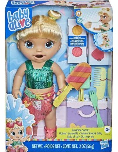 BABY ALIVE MUNECA BAJO EL SOL PELO RUBIO 2