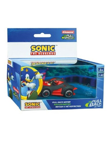 COCHE - PULLBACK: SONIC SHADOW NEGRO