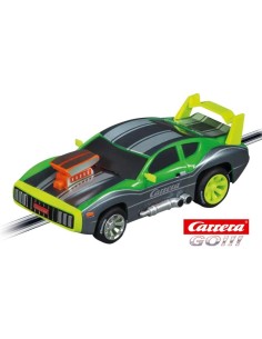 COCHE CARRERA GO MUSCLE CAR GREEN