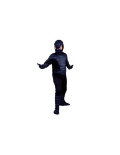DISFRAZ SPIDER HEROE NEGRO 7-9 AÑOS