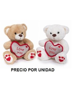 OSO CORAZON LOVE YOU 25CM