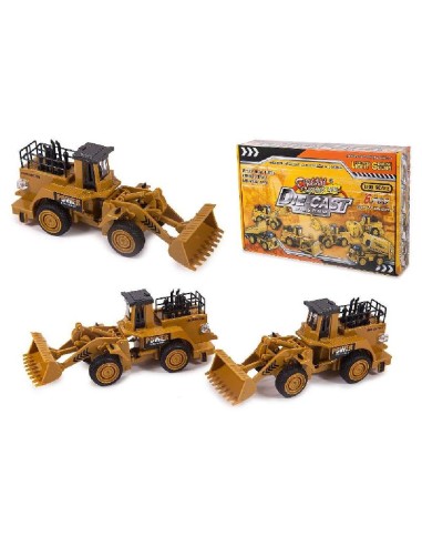 EXCAVADORA METAL LUCES Y SONIDO