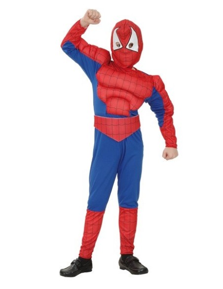 DISFRAZ HEROE ARAÑA MUSCULOSO SPIDER 7-9