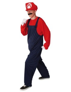 DISFRAZ MARIO BROS FONTANERO ADULTO 2