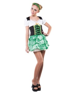DISFRAZ DUENDE VERDE SEXY ADULTO
