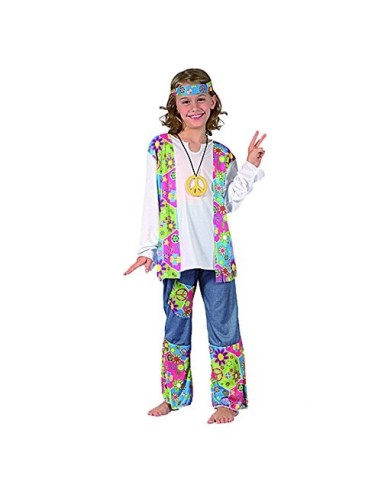 DISFRAZ HIPPIE NIÑA 7-9 AÑOS