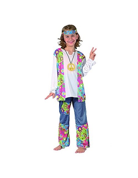DISFRAZ HIPPIE NIÑA 7-9 AÑOS