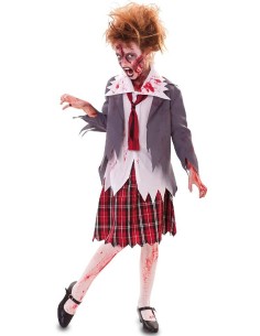 DISFRAZ COLEGIALA ZOMBI 5-6 AÑOS 2