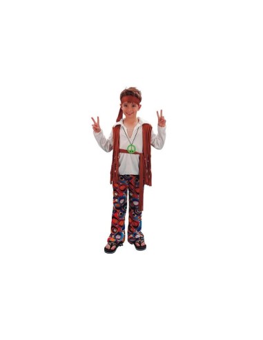 DISFRAZ HIPPIE NIÑO 4-6 AÑOS