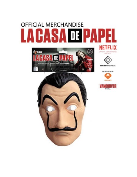 MASCARA LADRON LA CASA DE PAPEL