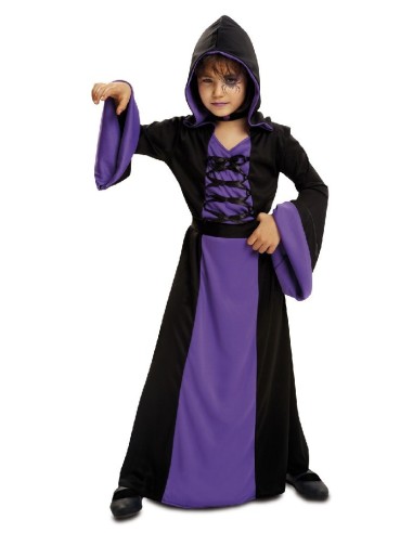 DISFRAZ HECHICERA MORADA 5-6 AÑOS